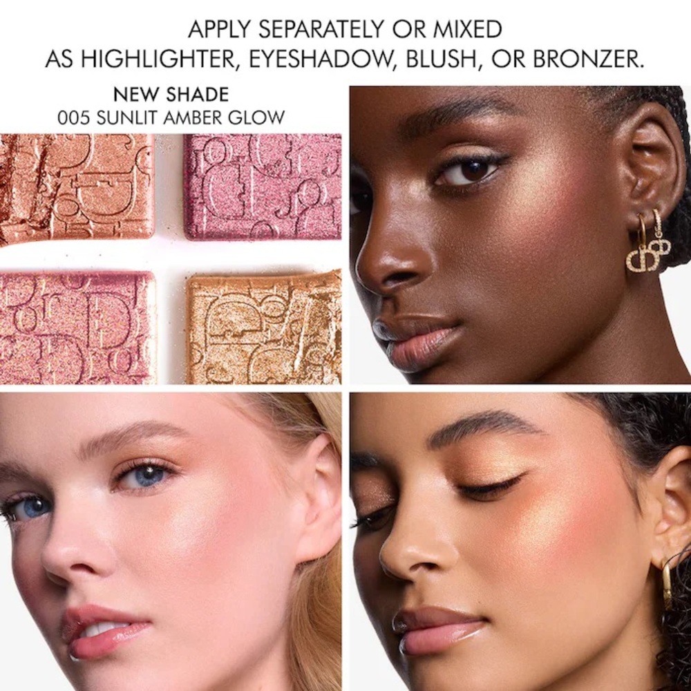 New Dior Backstage Glow Maximizer Face Palette 005 Sunlit Amber Glow - Picture 2 of 4
